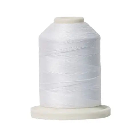 001 Brite White Signature Cotton Thread Mini Spool - 50WT