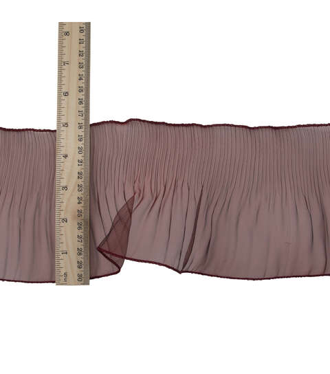 Yaya Han Sew On Mermaid Ruffle Red Trim - Per Yard