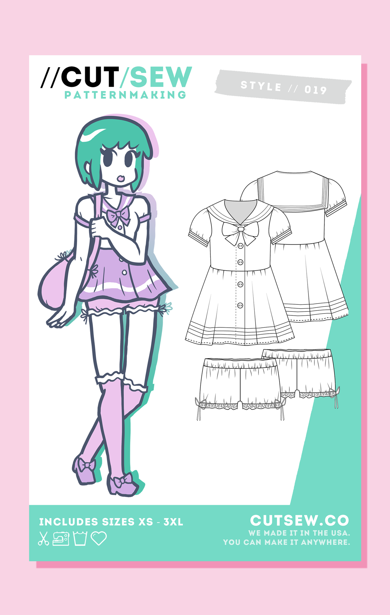 019 // SAILOR SHIRT & BLOOMERS