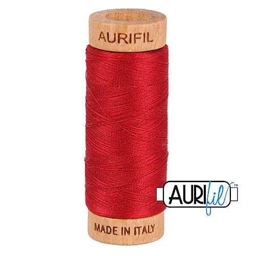 2260 Red Wine Aurifil Cotton 80wt Spool