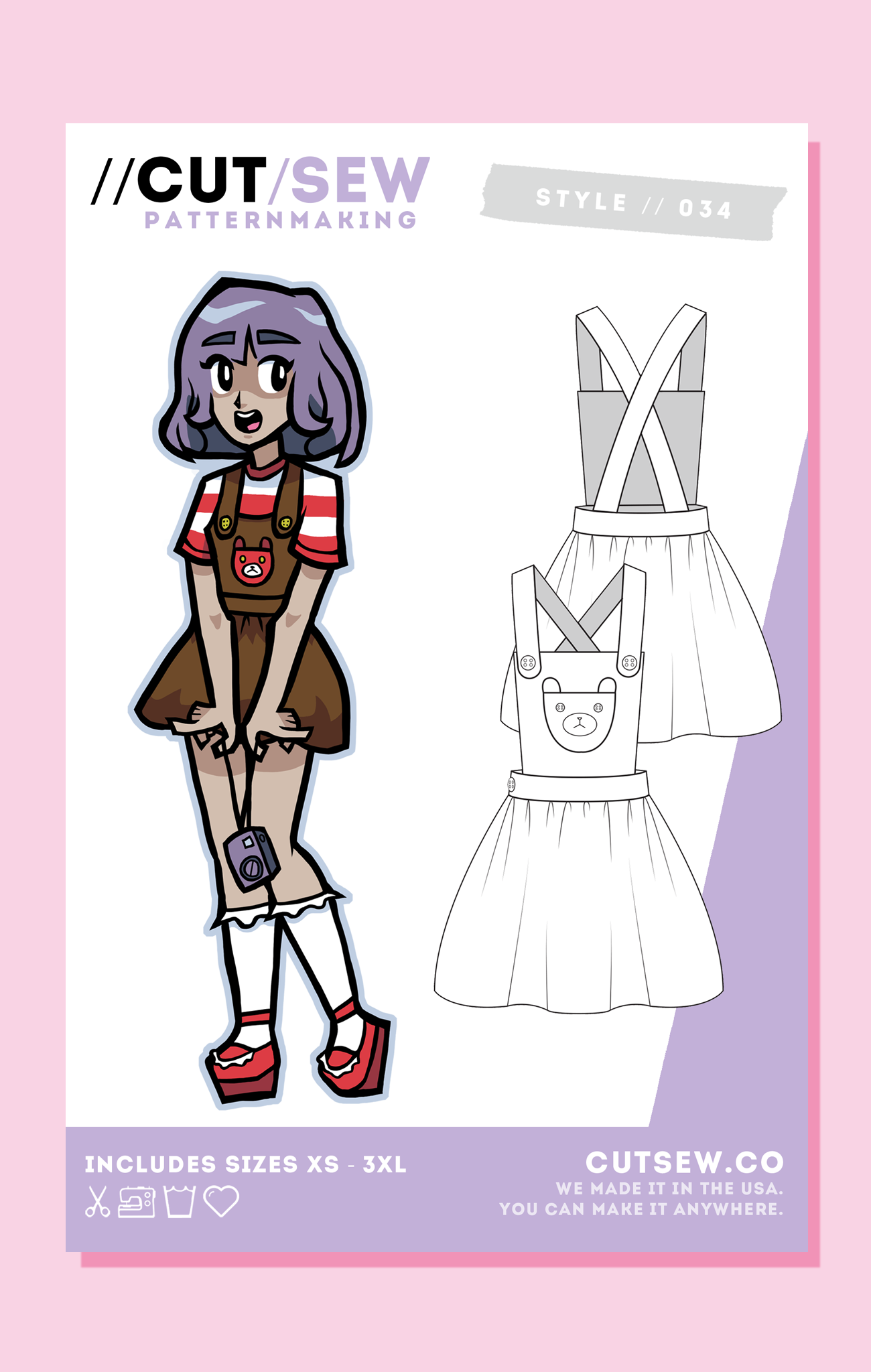 034 // BEAR PINAFORE
