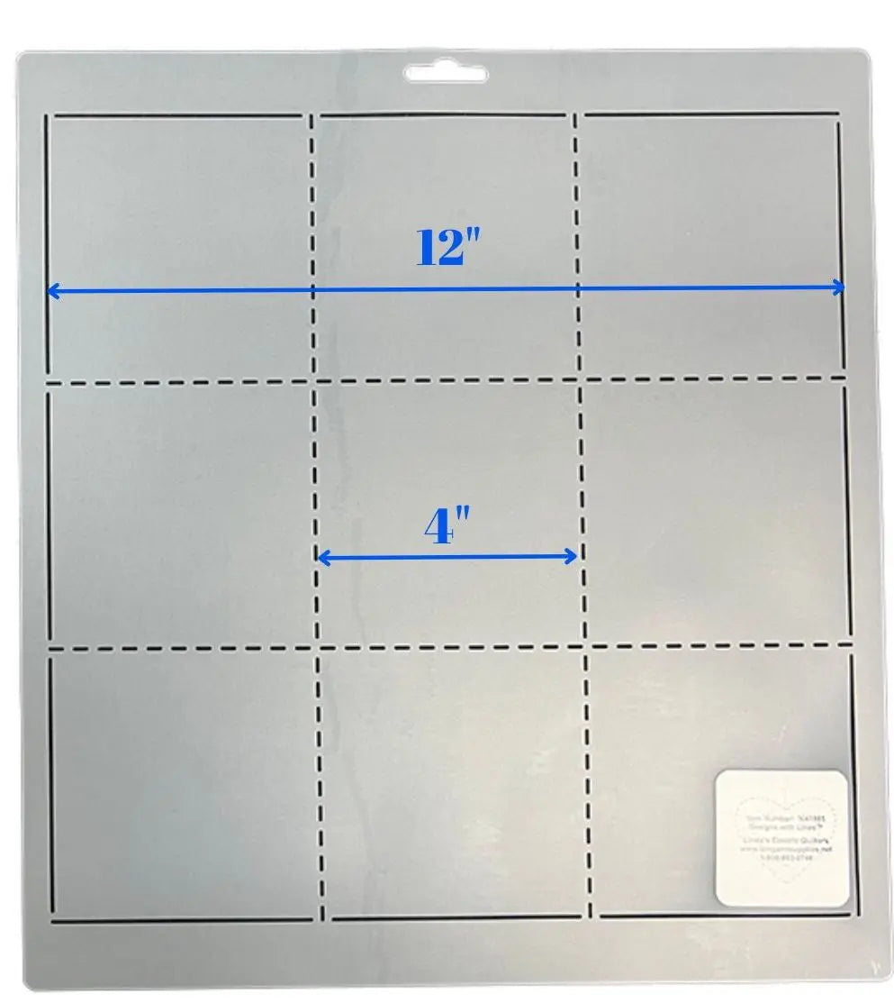 1885 9 Patch 12" Stencil