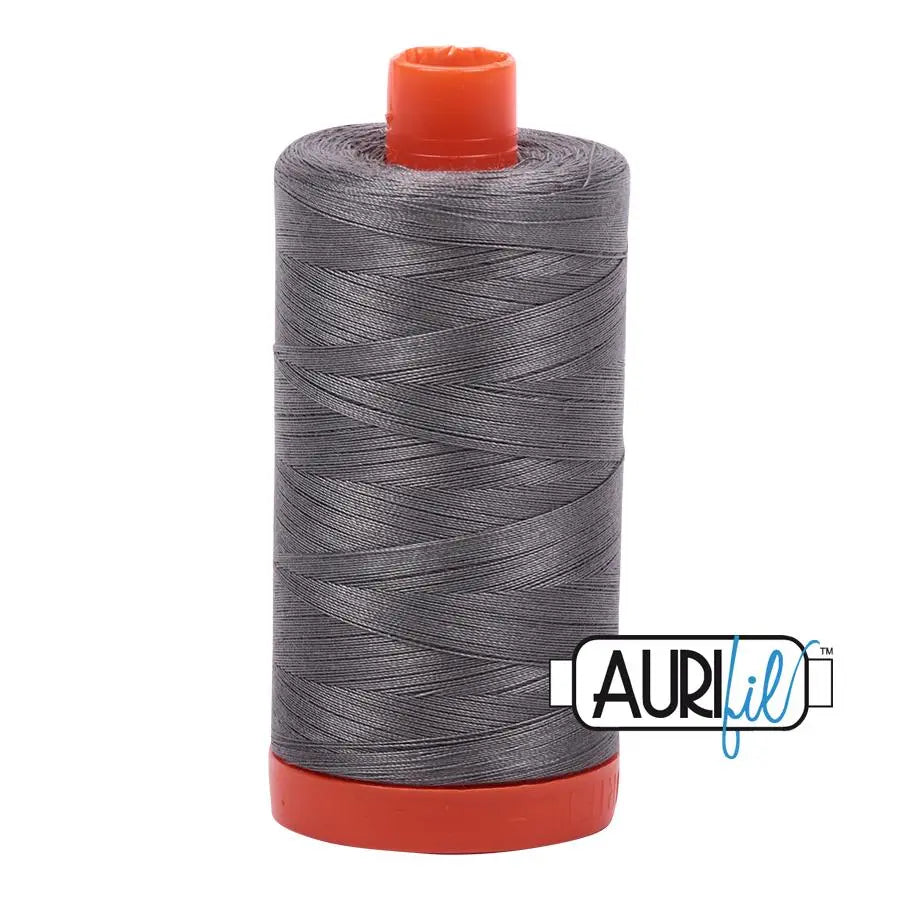 5004 Grey Smoke Aurifil Cotton 50wt Large Spool