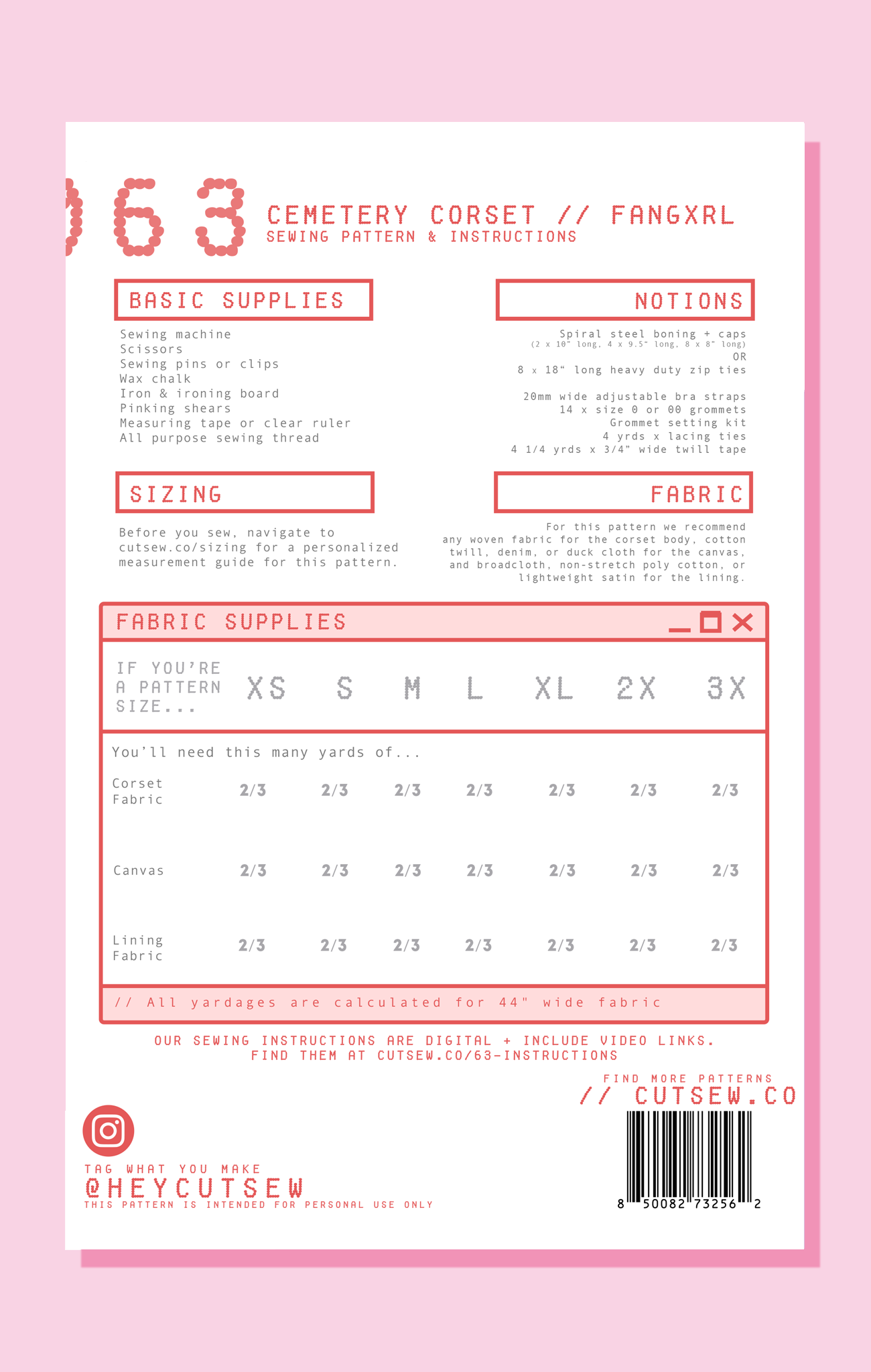 063 // CEMETERY CORSET