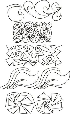 702 Roll 2 Pantograph by Linda V. Taylor