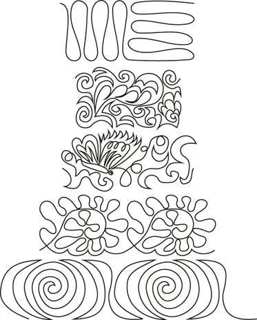 704 Roll 4 Pantograph by Linda V. Taylor