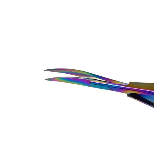 738T - EZ Snip Micro Serrated Titanium Coated Curved Blade