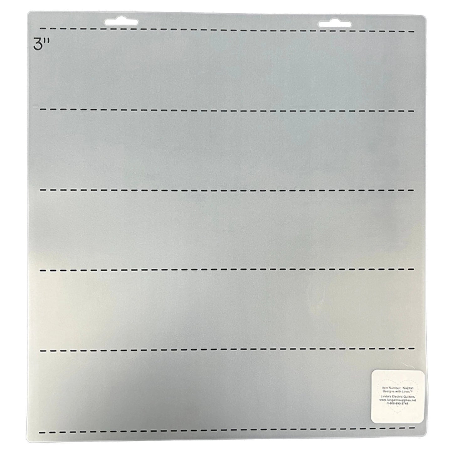 2191 3" Straight Lines 14" Stencil