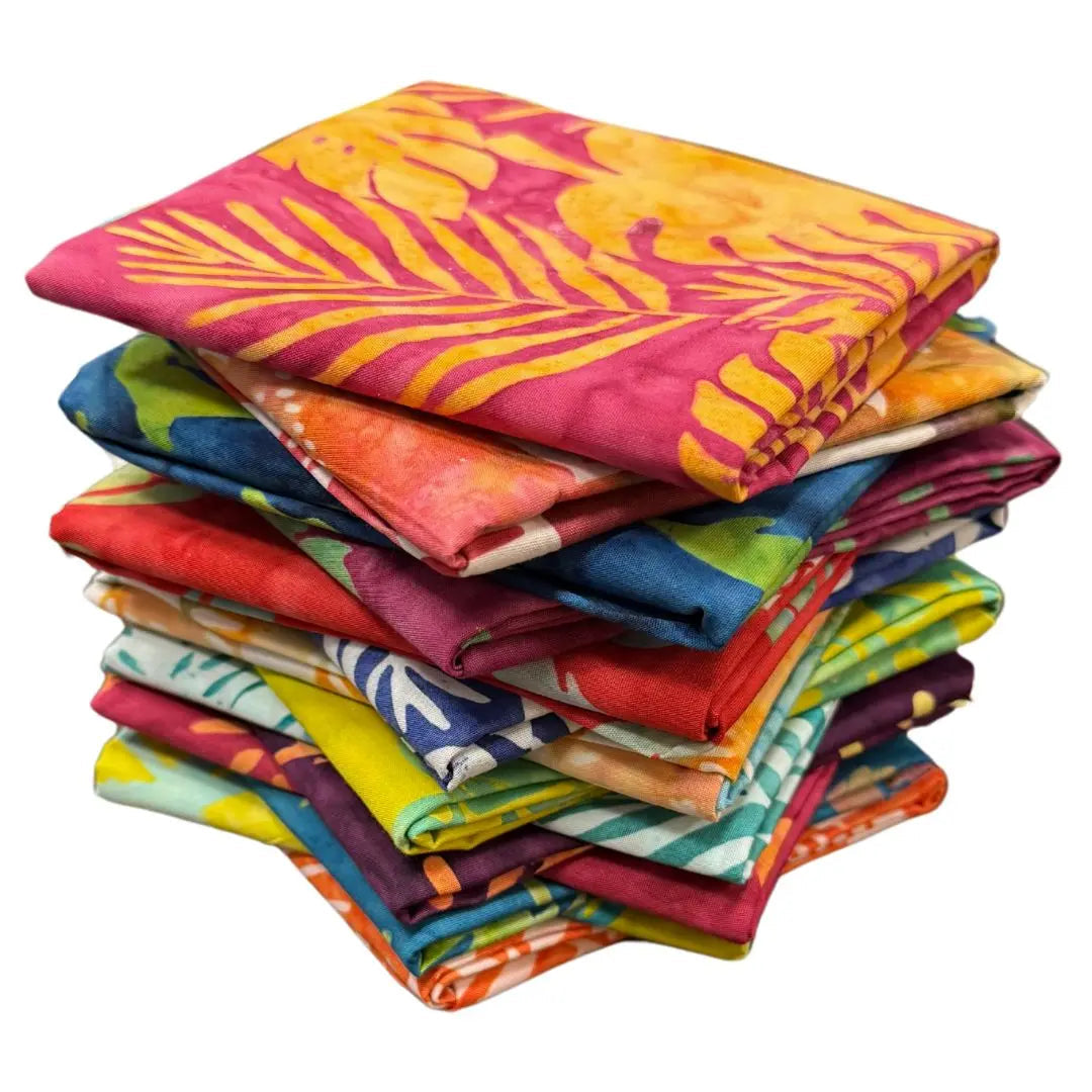 Beachy Batiks Fat Quarter Bundle - Set of 14