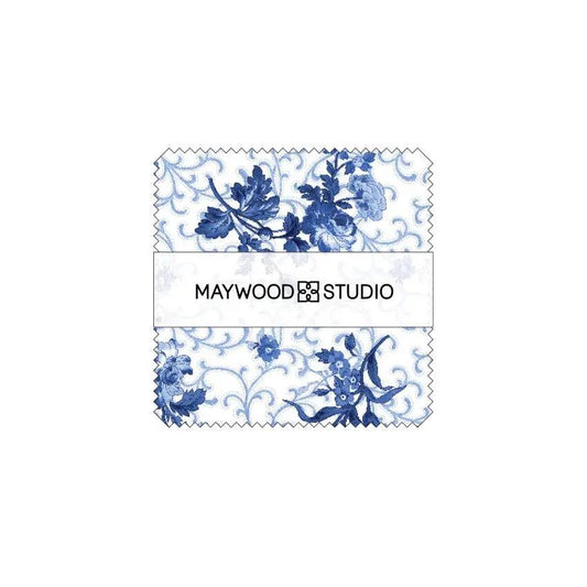 Blue Belle Floral - 5" Squares (42 pcs)