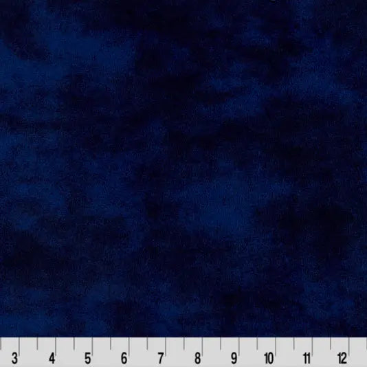 Blue Extra Wide Mist Cuddle Navy Fabric - ( 3/4 Yard Pack )