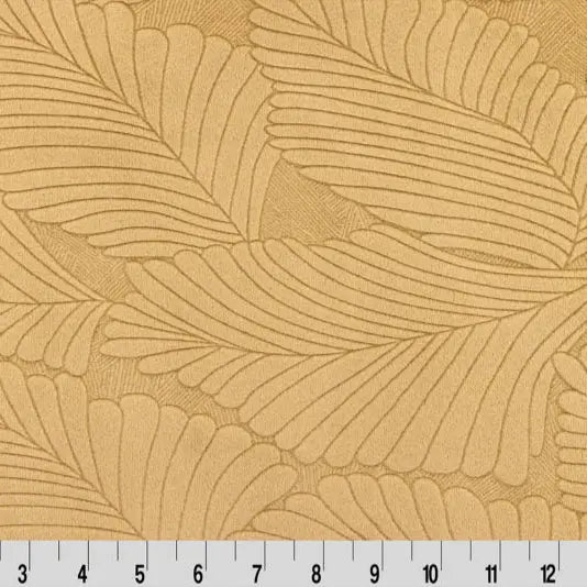 Brown Camel Cuddle 3 Extra Wide Tropic Burnout Fabric per yard