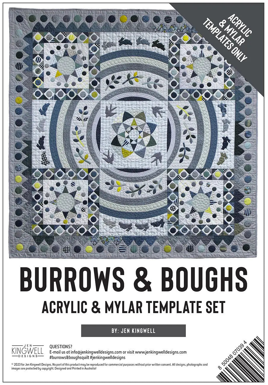 Burrows & Boughs Acrylic and Mylar Template Set