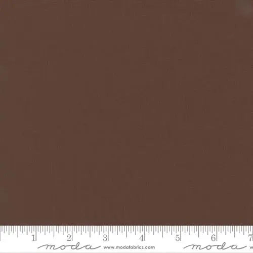 Chocolate Bella Solids 44"/45" Fabric Per Yard