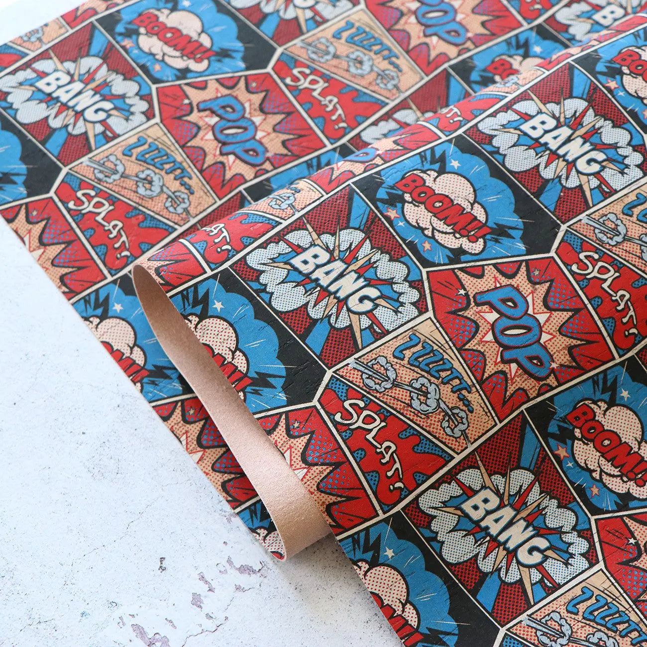 Comic Art Cork 1/2yd