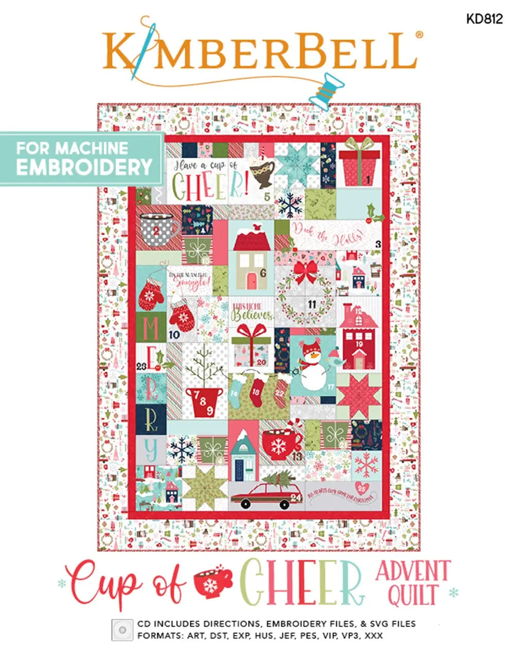 Cup of Cheer Advent Quilt