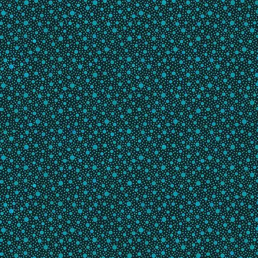 Dapple Dot Teal Affinity Cotton 44"/45" Fabric Per Yard