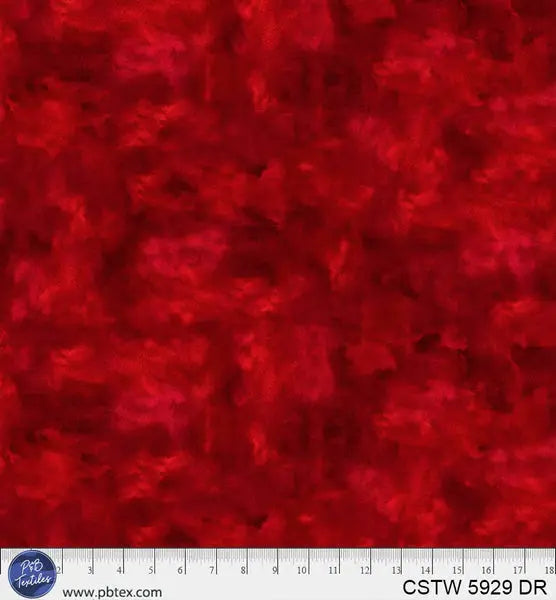 Dark Red Color Stories Cotton Wideback Fabric per yard