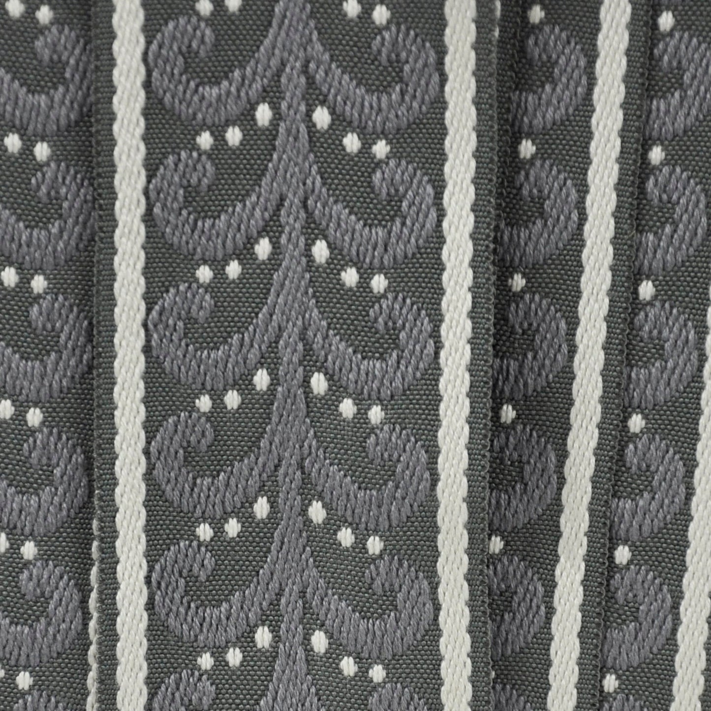 Elegance Collection - 2" width Braid (25 Yard Roll) - BR-7091-49/11 Grey and Gunmetal