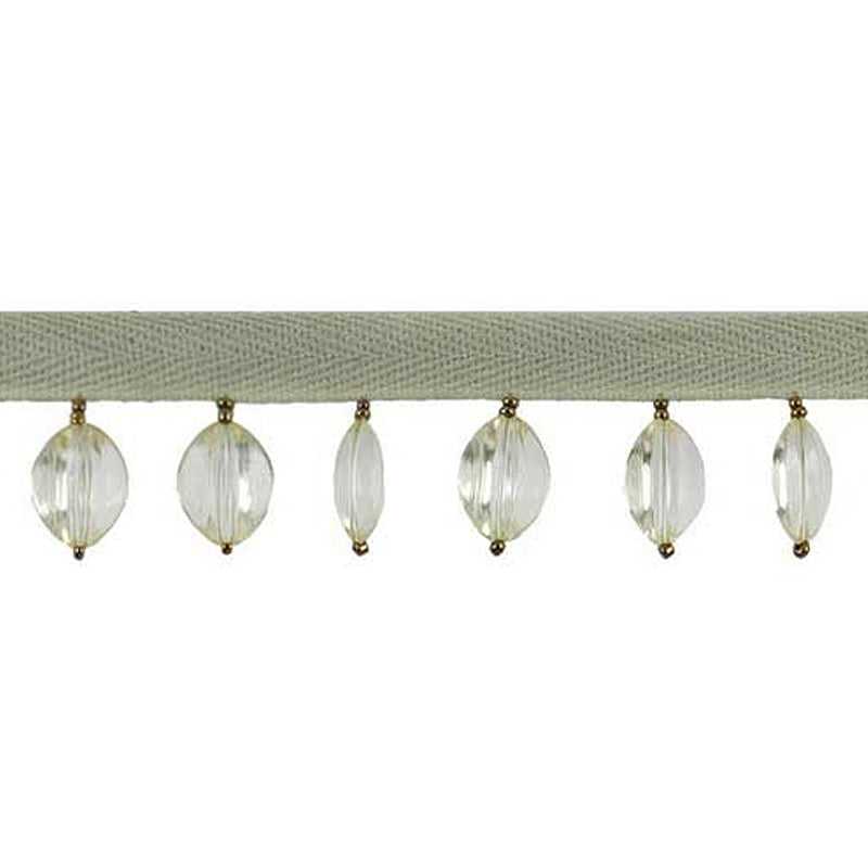 Fantasia Collection - 1 1/2" width BEADED FRINGE (15 Yard Roll) - BB-9904-14 Mint Green