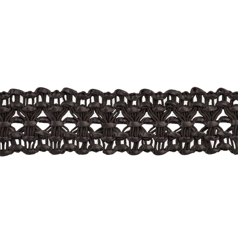 Faux Leather Woven Braid - 1 3/8" Width (10 YDS)-BR-7181-66