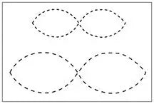 2133 Figure 8 1.5"x5"/2.25"x7" Stencil