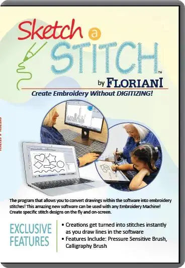 Floriani Sketch a Stitch FTCU/Fusion Add-On Software