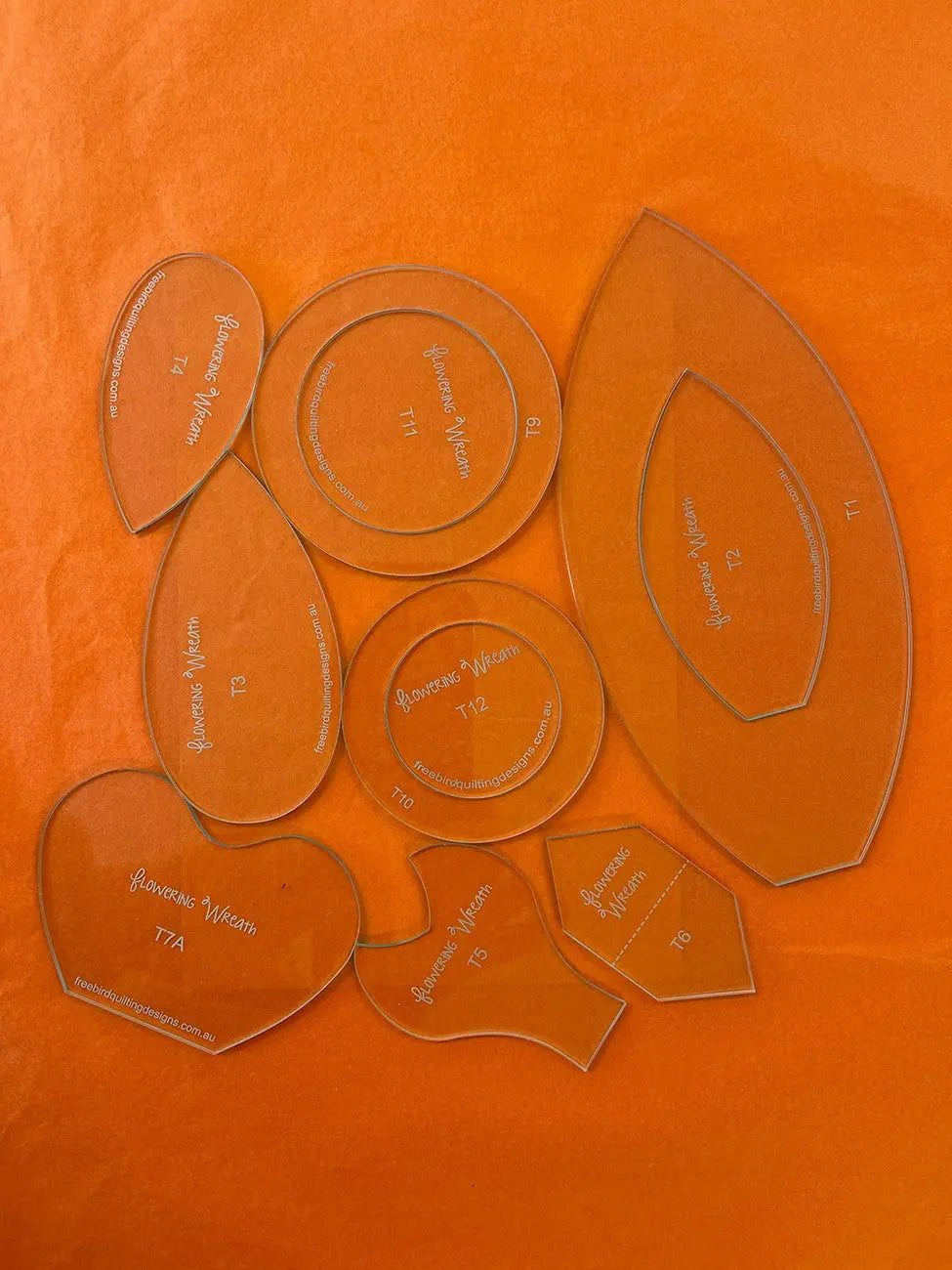 Flowering Wreath Template Set