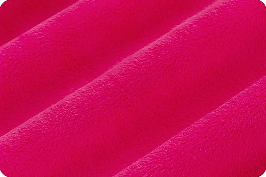 Fuchsia Solid Cuddle 3 58/60" Fabric ( 1 1/4 yard pack )