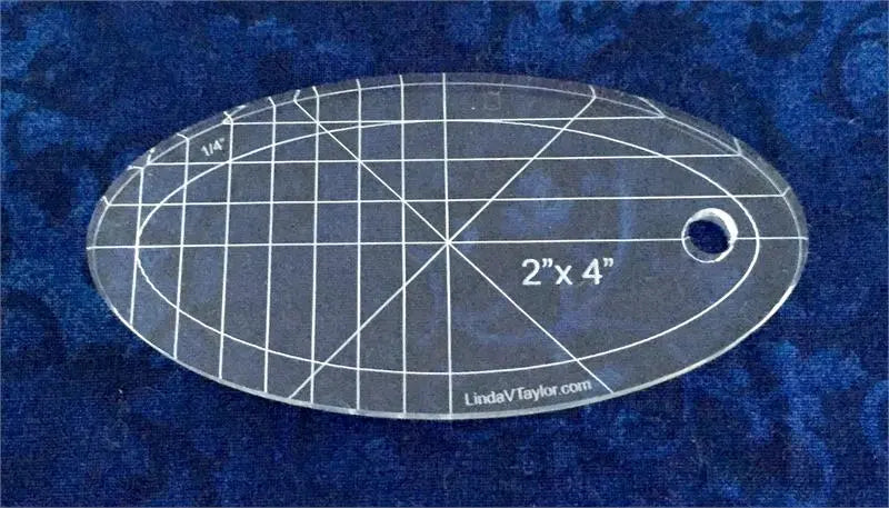 Oval Template 2" x 4"