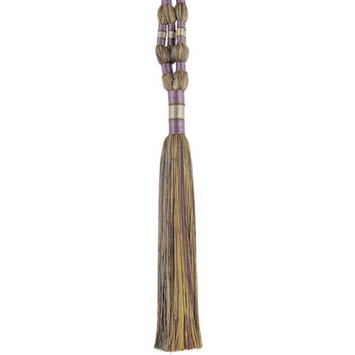 Godiva Collection - 12" length SINGLE TIEBACK - BT-6099-21/38 Lilac and Toffee