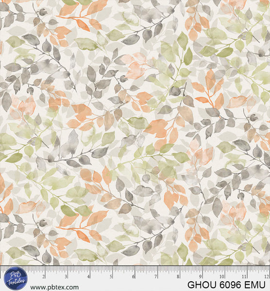 Golden Hour Earth Multi Allover Vines Cotton 44”/45” Fabric Per Yard