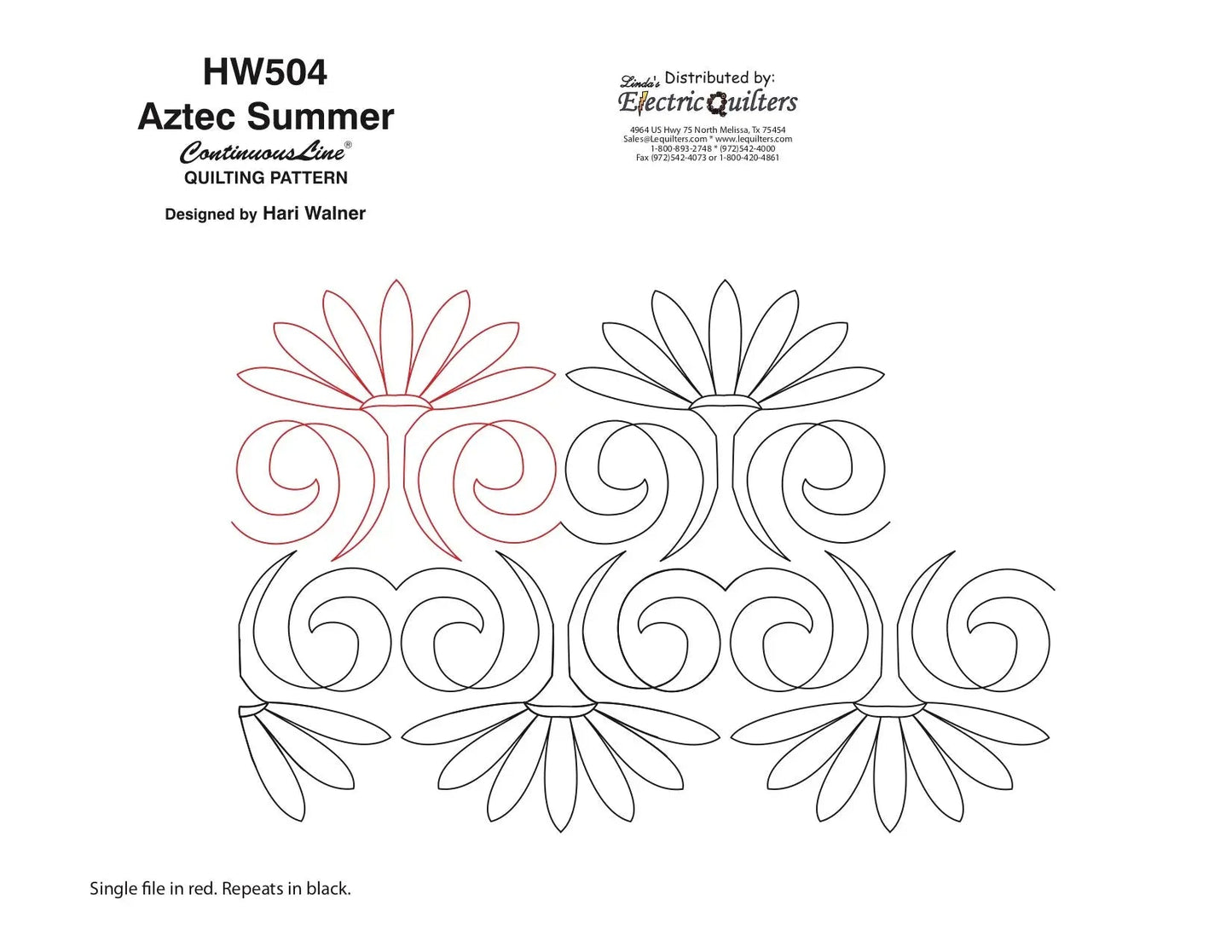 504 Aztec Summer Pantograph by Hari Walner