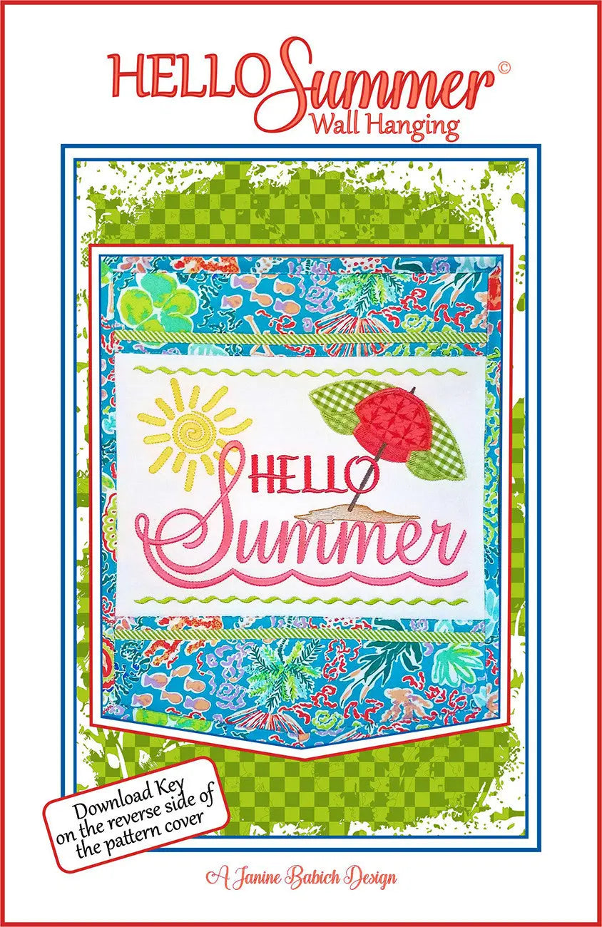 Hello Summer Wall Hanging