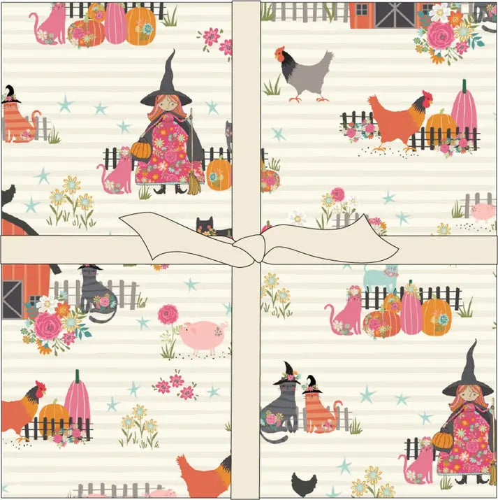 Kitty Loves Candy Poppie Cotton 10" Squares