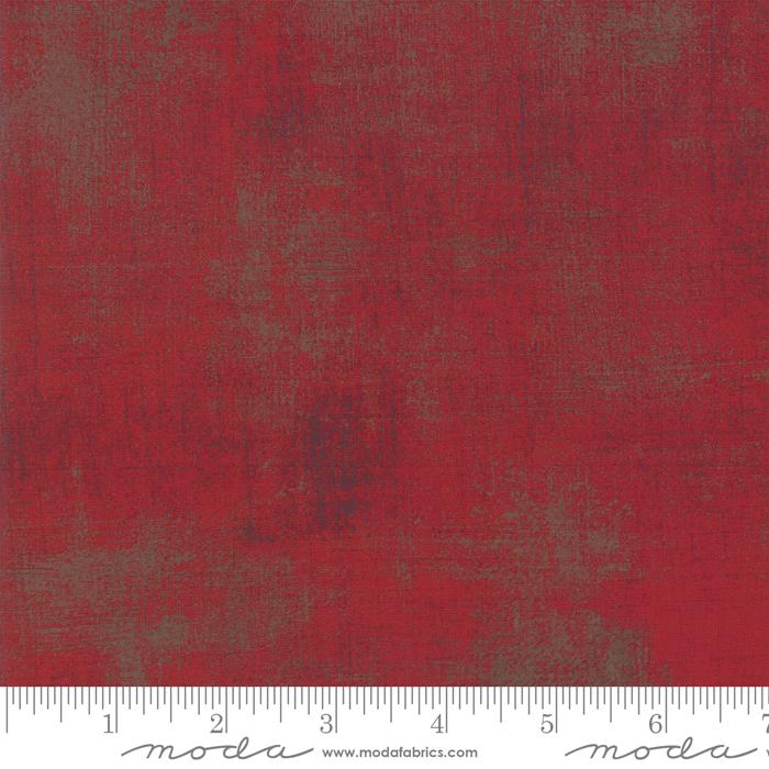 Red Grunge Basics Maraschino Cherry 44"/45" Per Yard