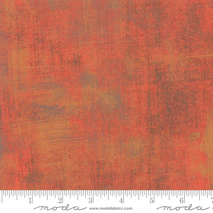 Orange Grunge Basics Fandango 44"/45" Per Yard