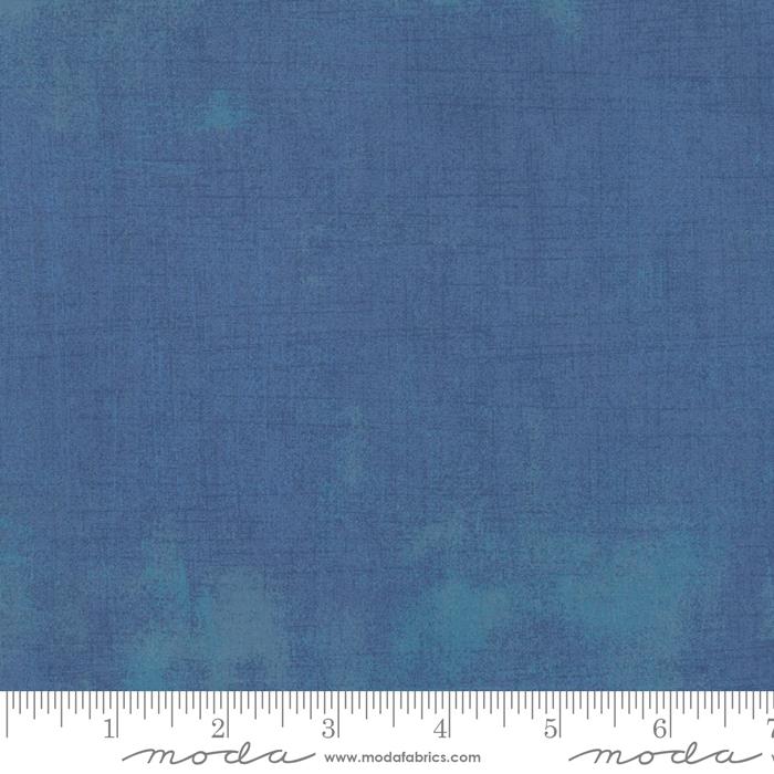 Blue Grunge Basics Sea 44"/45" Per Yard