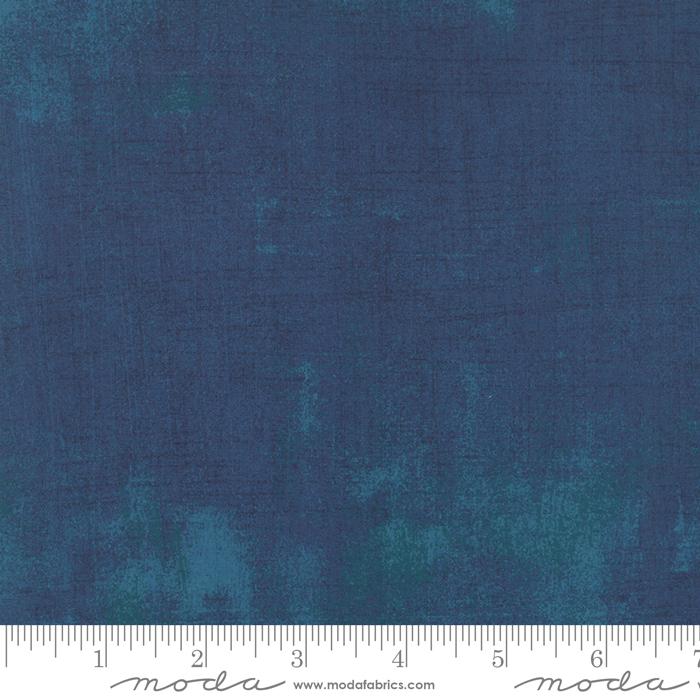 Blue Grunge Basics Prussian Blue 44"/45" Per Yard