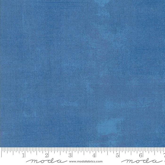 Blue Grunge Basics Delft 44"/45" Per Yard