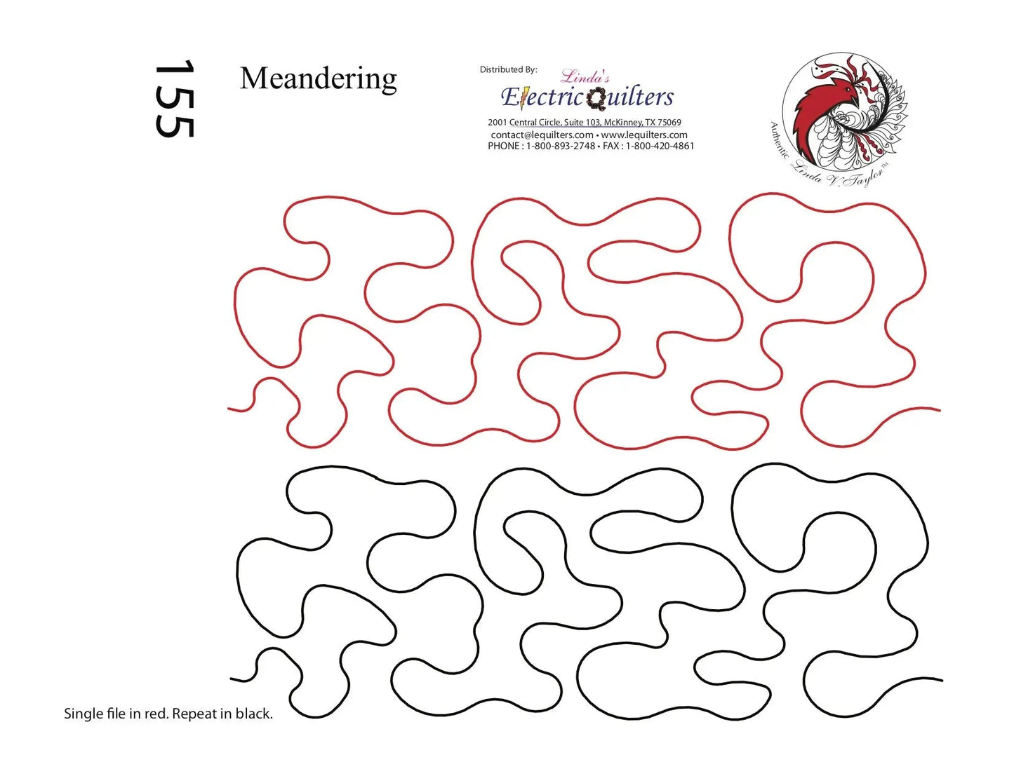 155A Meandering Pantograph by Linda V. Taylor