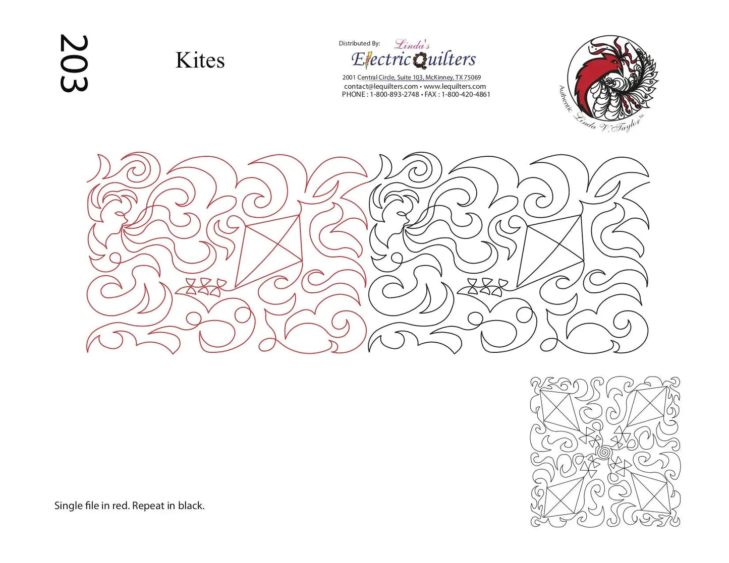 203 Kites Pantograph with Blocks Combo