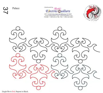 037 Palace Pantograph by Linda V. Taylor