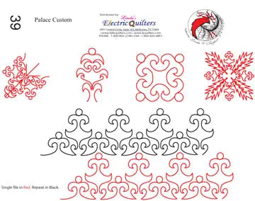 039 Palace & Blocks Pantograph by Linda V. Taylor