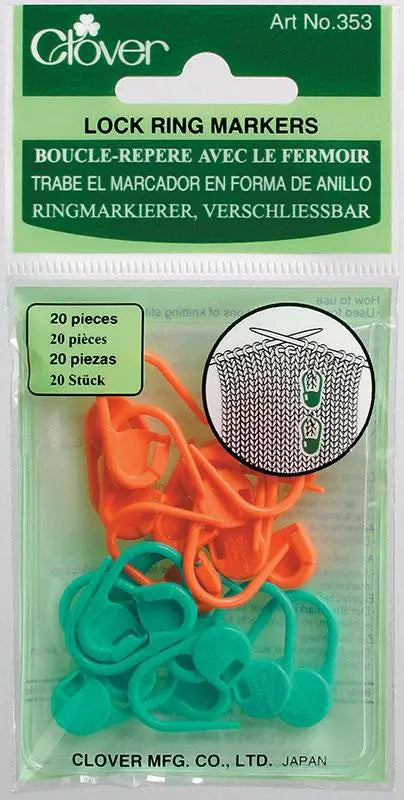 Locking Stitch Markers by Clover