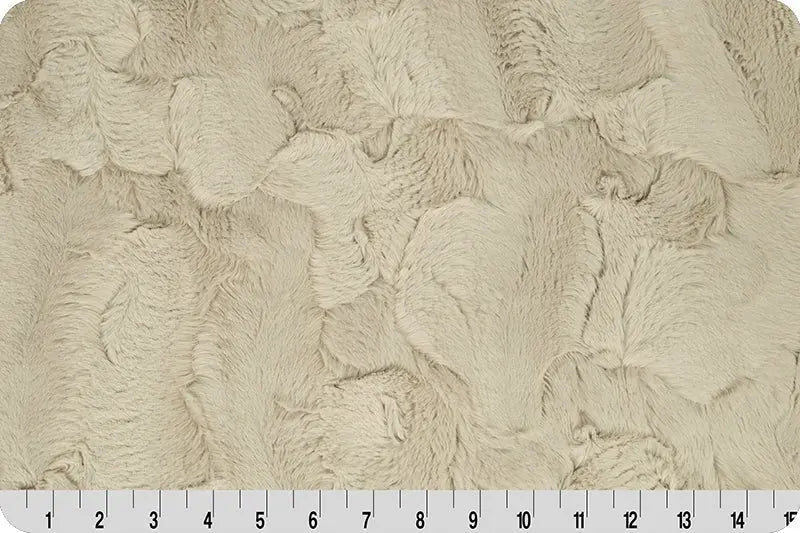 Luxe Cuddle Hide Champagne Fabric - ( 2/3 Yard Pack )
