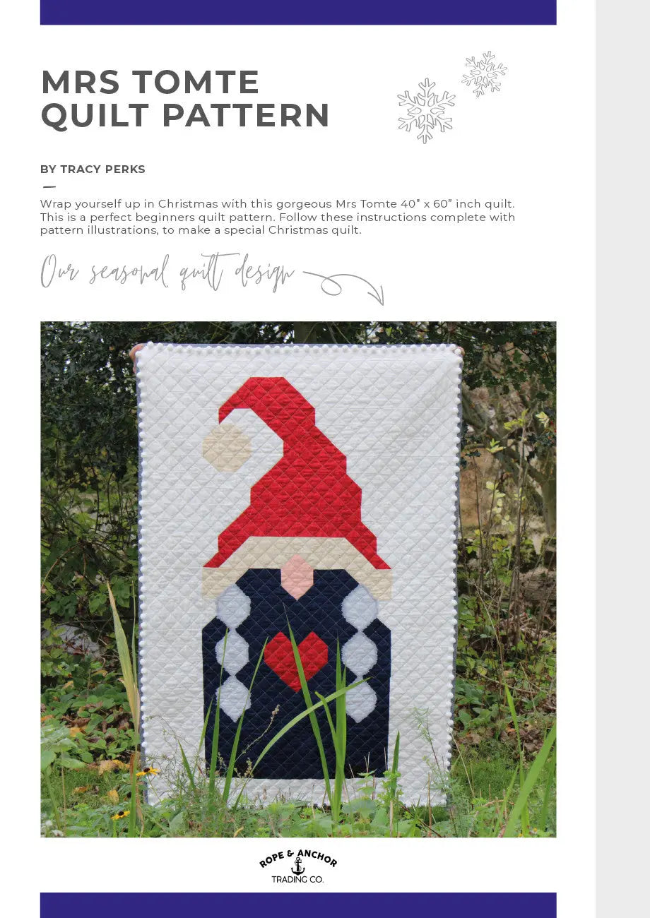 Mrs Tomte Quilt Pattern