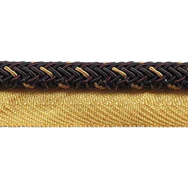 Mulberry Collection - 1/4" Width CORD WITH LIP (25 Yard Roll) - BC-10002-26/61 Purple and Mocha