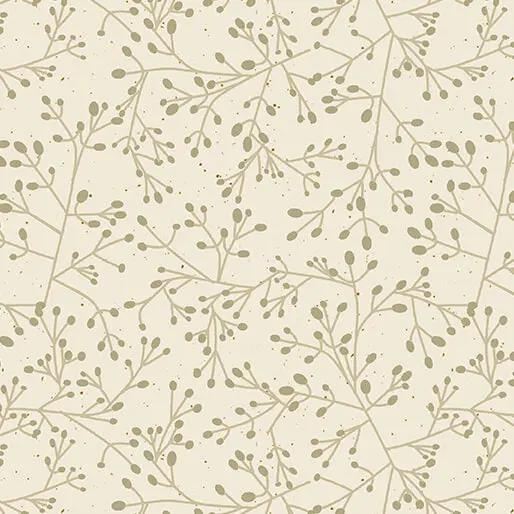 Natural Tallium Tangle Cotton Wideback Fabric Per Yard