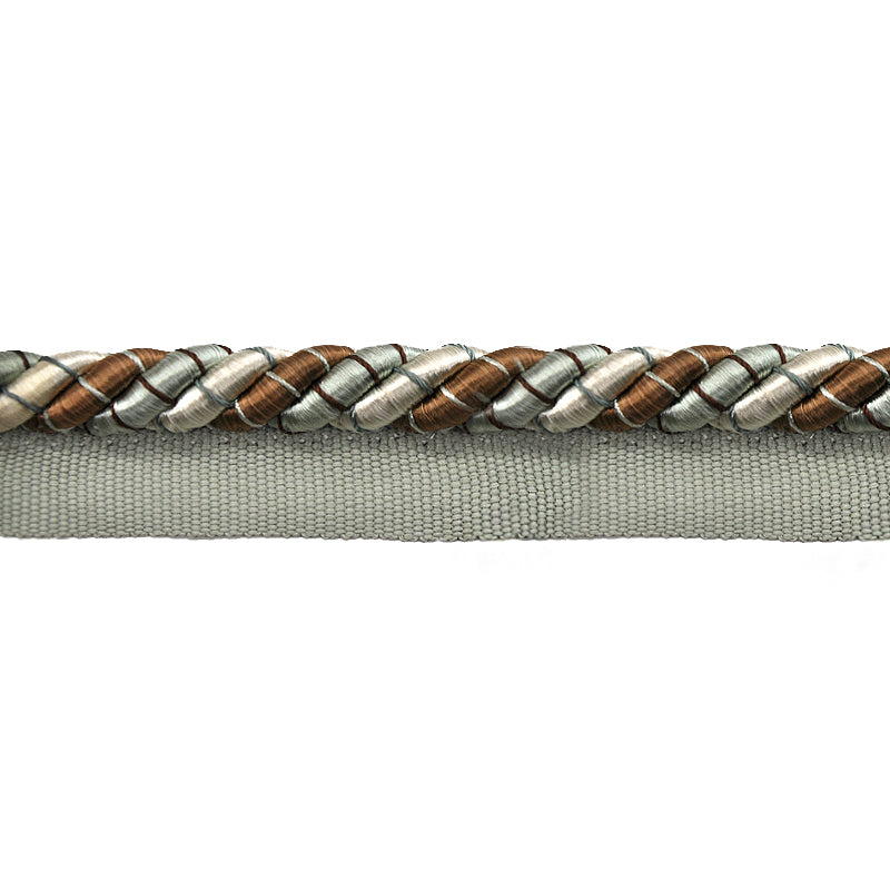 Odyssey Collection - 3/8" width Cord with Lip (50 Yard Roll) - BC-13000-11/28 Turquoise and Brown